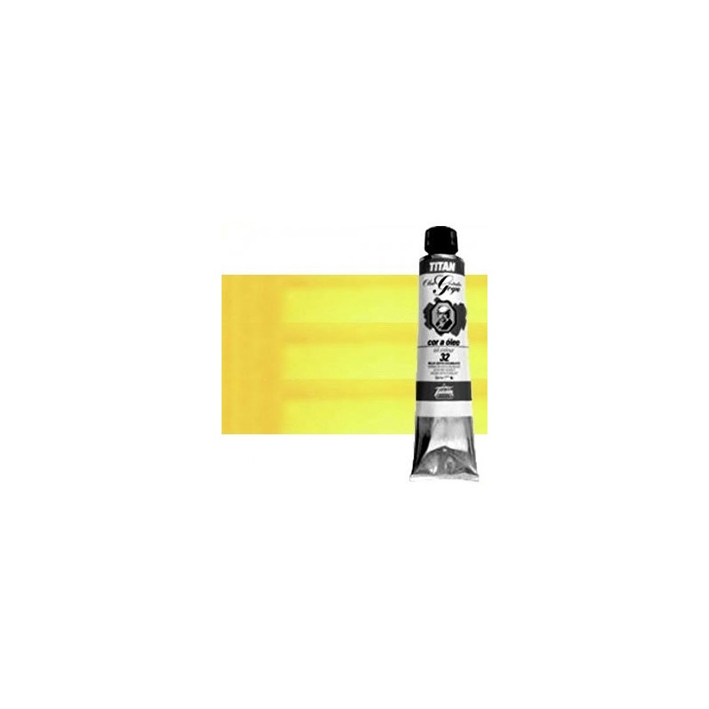 Materiais Belas Artes - Oleo Titan Goya, Amarelo Goya Limao, 200 ml. | totenart.com