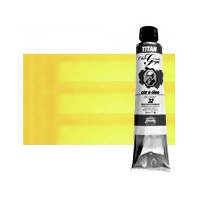 Materiais Belas Artes - Oleo Titan Goya, Amarelo Goya Limao, 200 ml. | totenart.com