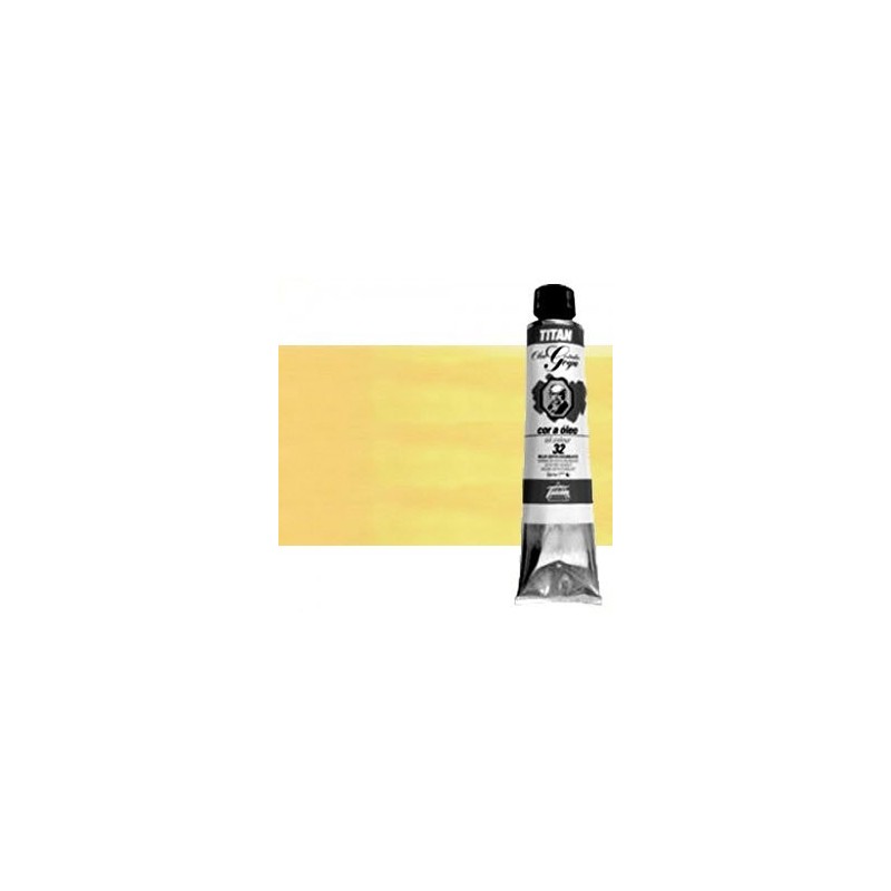 Materiais Belas Artes - Oleo Titan Goya, Amarelo Napolis, 200 ml. | totenart.com