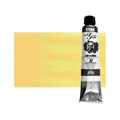 Materiais Belas Artes - Oleo Titan Goya, Amarelo Napolis, 200 ml. | totenart.com
