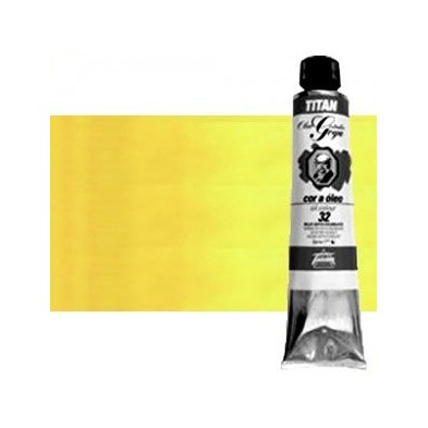 Materiais Belas Artes - Oleo Titan Goya, Amarelo Goya Medio, 200 ml. | totenart.com