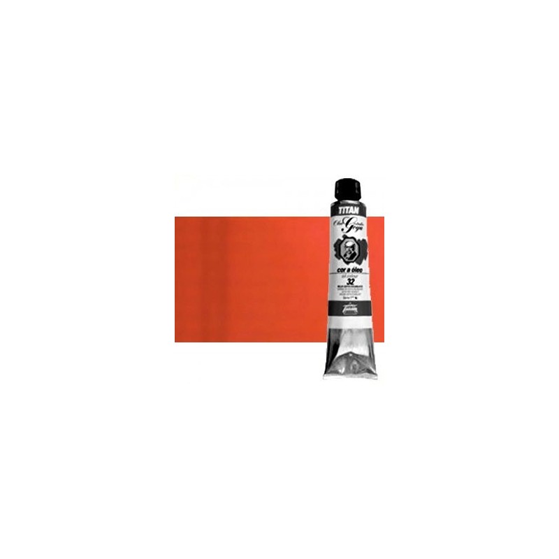 Materiais Belas Artes - Oleo Titan Goya, Vermelho Goya Escuro, 200 ml. | totenart.com