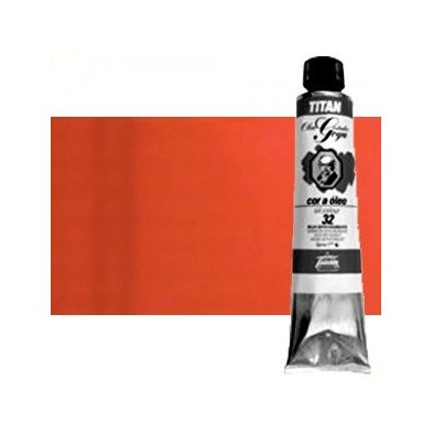 Materiais Belas Artes - Oleo Titan Goya, Vermelho Goya Escuro, 200 ml. | totenart.com