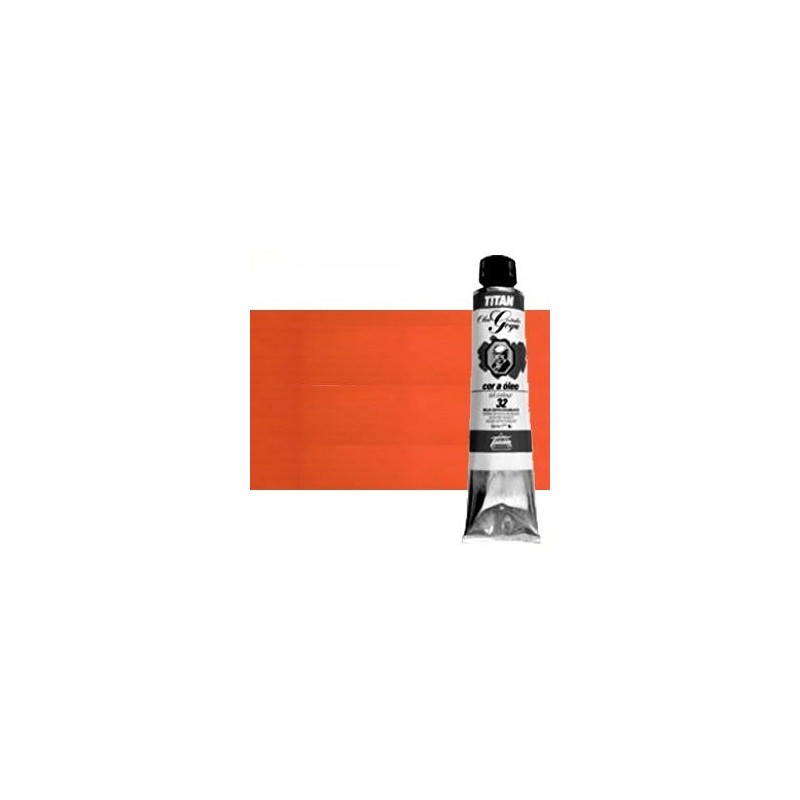 Materiais Belas Artes - Oleo Titan Goya, Vermelho Goya Escarlata, 200 ml. | totenart.com