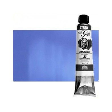 Materiais Belas Artes - Oleo Titan Goya, Azul Cyan, 200 ml. | totenart.com
