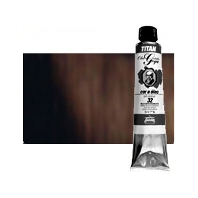 Materiais Belas Artes - Oleo Titan Goya, Preto Marfin, 200 ml. | totenart.com