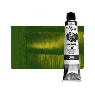 Materiais Belas Artes - Oleo Titan Goya, Verde Cinabrio Queimado, 200 ml. | totenart.com