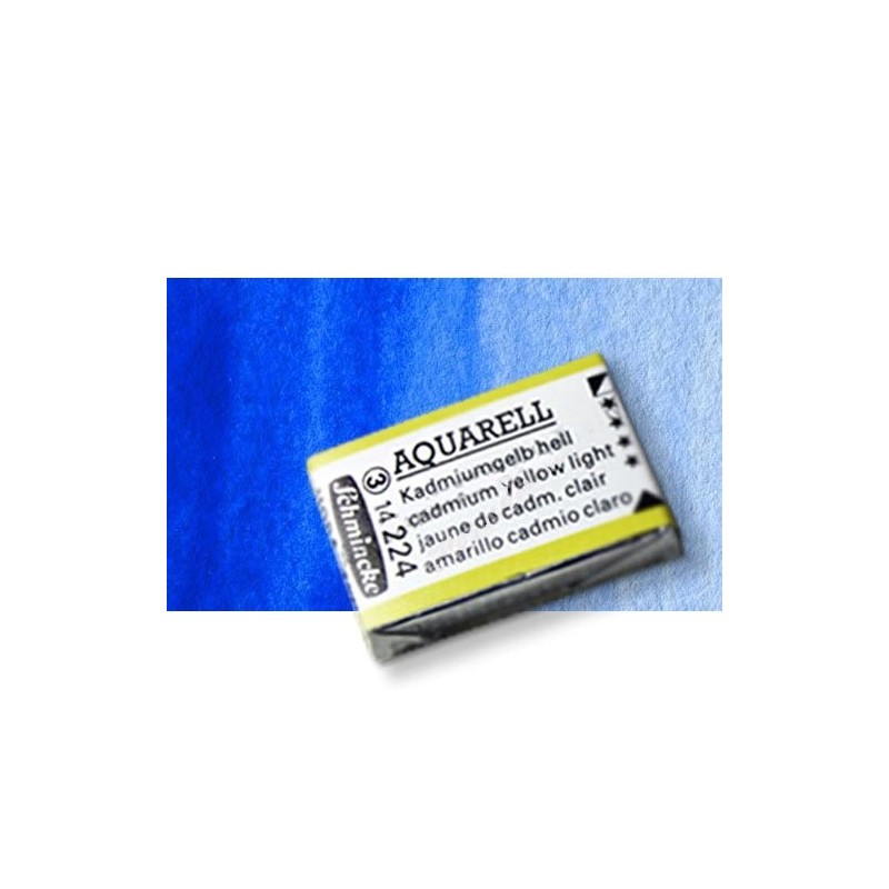 Materiais Belas Artes - Aquarela Schmincke Horadam, \n\nLuz Azul Cobalto 487, Godet Completa. | totenart.com