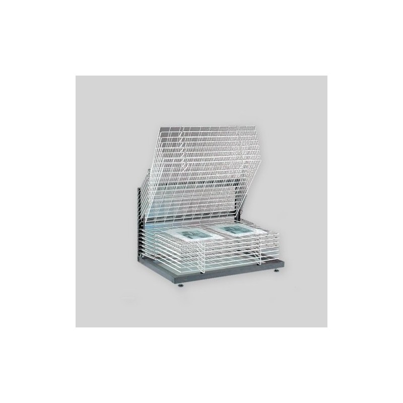 Materiais Belas Artes - \nCabine de secagem, 50x70, 15 bandejas. | totenart.com