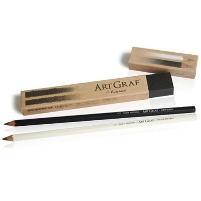 Materiais Belas Artes - ART GRAF Caixa com 2 Lápis Grafite (Grafite Macio B e Acuarelable 2B) | totenart.com