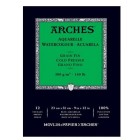 Materiais Belas Artes - Aquarela Arches 300 gr, 29,7x42 cm, G. Fino, bloco 12 f. | totenart.com