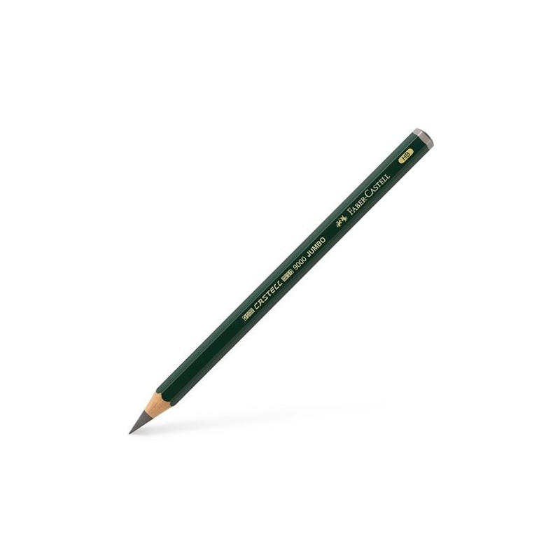 Materiais Belas Artes - Lapis Grafite JUMBO 9000 HB, Faber-Castell | totenart.com