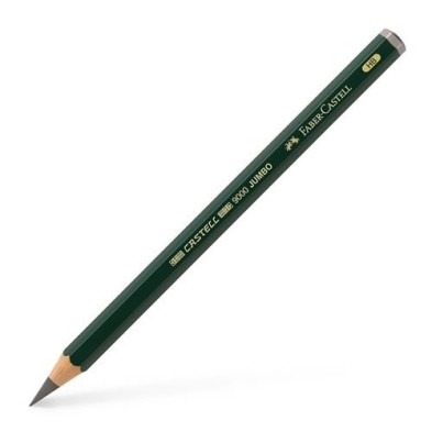 Materiais Belas Artes - Lapis Grafite JUMBO 9000 6B, Faber-Castell | totenart.com