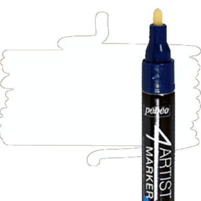 Materiais Belas Artes - Marcador 4Artist Pebeo Oleo 4 mm branco | totenart.com