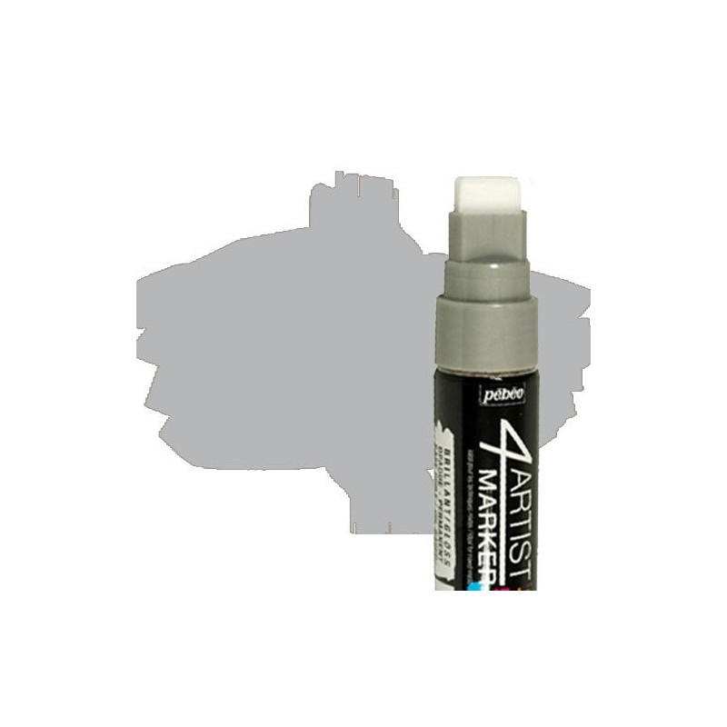Materiais Belas Artes - Marcador 4Artist Pebeo Oleo 15 mm prata | totenart.com