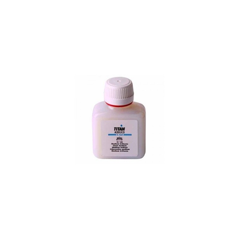 Materiais Belas Artes - Medium acrilico \nbrilhante Titan, 250 ml. | totenart.com