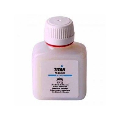 Materiais Belas Artes - Medium acrilico \nbrilhante Titan, 250 ml. | totenart.com