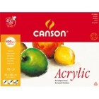 Materiais Belas Artes - Bloco de 10 folhas de papel para acrílico Montval de grão fino de 400gr | totenart.com