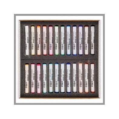 Materiais Belas Artes - Caixa Pastel Toison D\'Or Koh-I-Nor, 24 pcs. | totenart.com