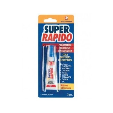 Materiais Belas Artes - Pegamento Super Rapido 3grs | totenart.com