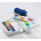 Caixa campo Aquarela Cotman 12 1/2 godets & pincel