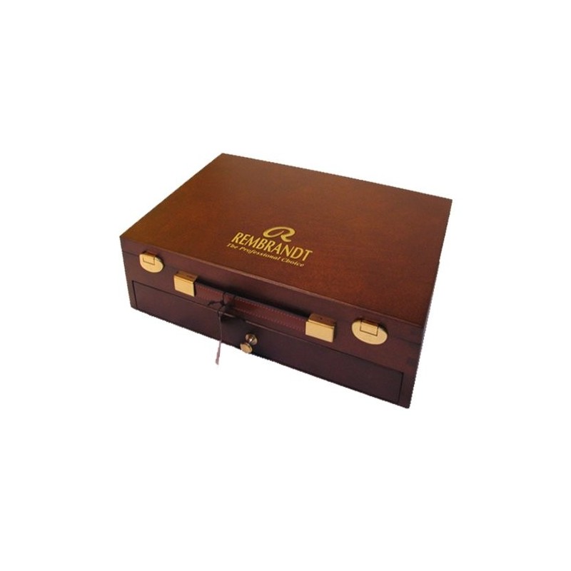 Materiais Belas Artes - Caixa de madeira Master acrilico Rembrandt | totenart.com