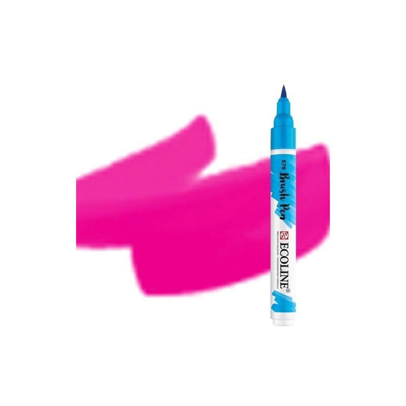 Materiais Belas Artes - Marcador Aquarela Ecoline Brush Pen Magenta | totenart.com