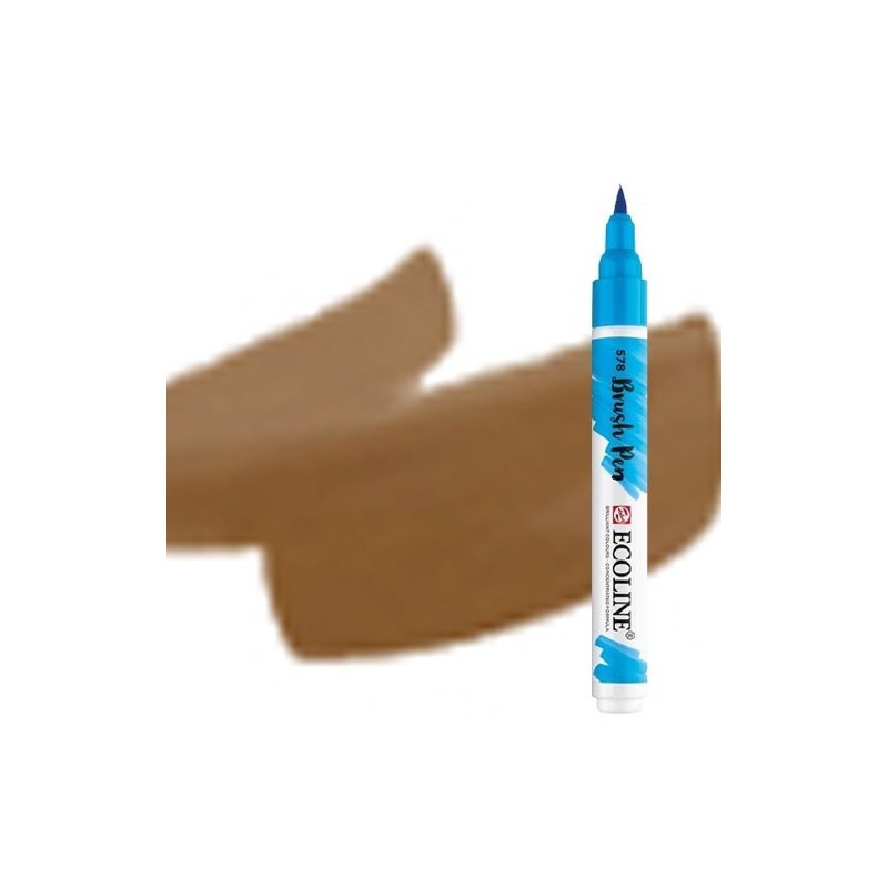 Materiais Belas Artes - Marcador Aquarela Ecoline Brush Pen Sepia | totenart.com