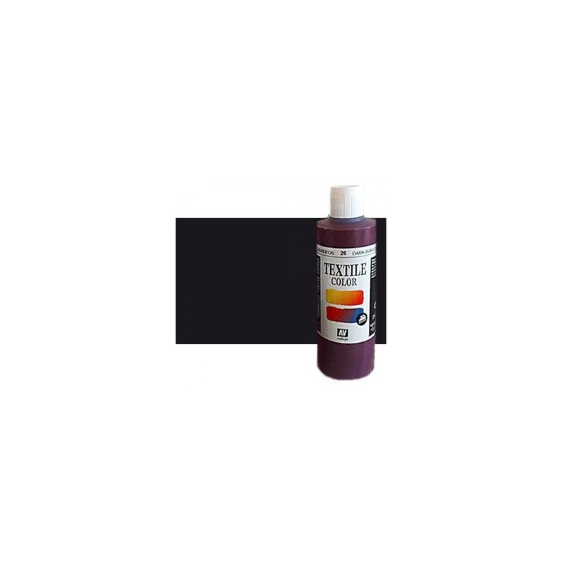 Materiais Belas Artes - Textil Vallejo Preto, 200 ml. | totenart.com