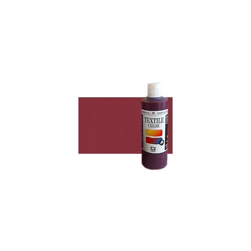 Materiais Belas Artes - Textil Vallejo Burdeos, 200 ml. | totenart.com