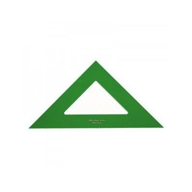 Materiais Belas Artes - Esquadra de plastico de 21 cm Faber Castell | totenart.com