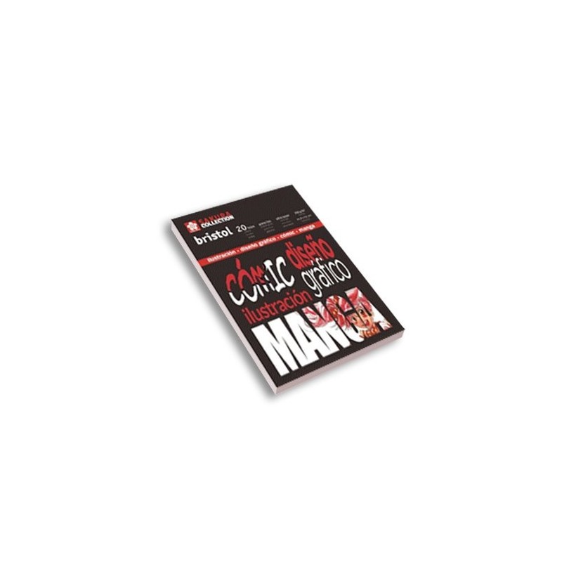 Materiais Belas Artes - Bloco Manga, 29.7x42 cm, 20 h, 250 gr. | totenart.com