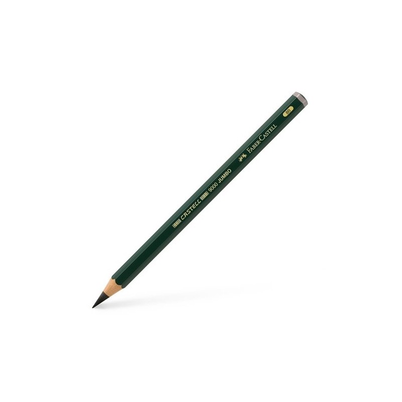Materiais Belas Artes - Lapis Grafite JUMBO 9000 8B, Faber-Castell | totenart.com