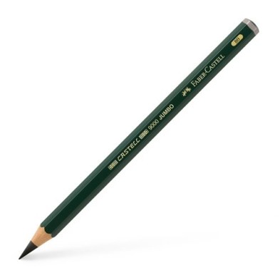 Materiais Belas Artes - Lapis Grafite JUMBO 9000 8B, Faber-Castell | totenart.com