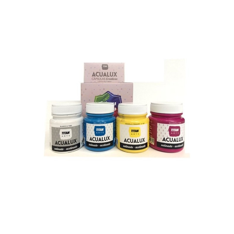 Materiais Belas Artes - Set 4 Cápsulas Criativas, Cores Básicas | totenart.com