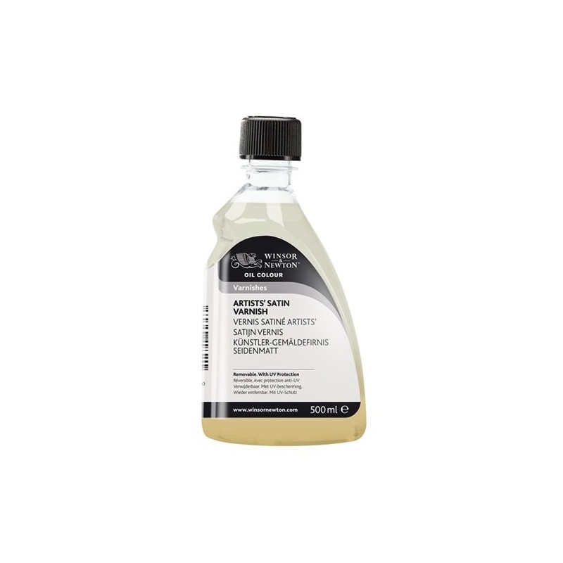 Materiais Belas Artes - \nBarniz cetim Winsor & Newton (500ml.) | totenart.com
