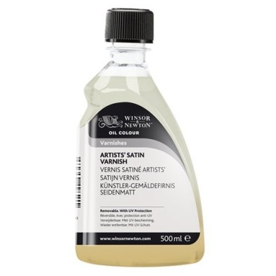 Materiais Belas Artes - \nBarniz cetim Winsor & Newton (500ml.) | totenart.com
