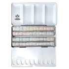 Materiais Belas Artes - Caixa metal aquarelas Schmincke Horadam 48 1/2 Godets  | totenart.com