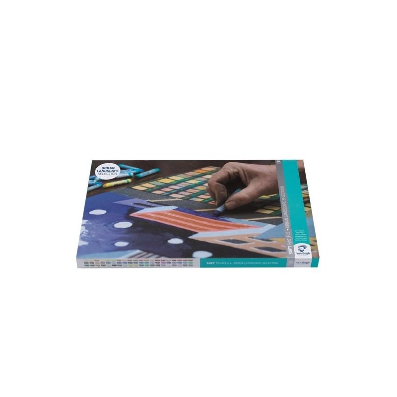 Materiais Belas Artes - Set Van Gogh 60 bars macio Pastel Paisagem urbana | totenart.com