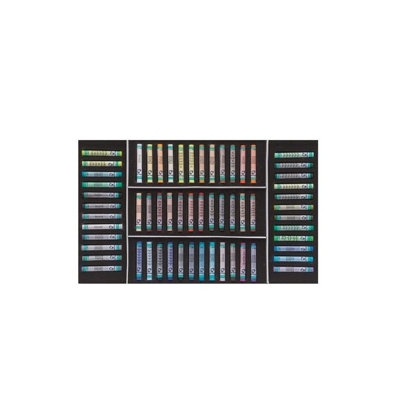 Materiais Belas Artes - Set Van Gogh 60 bars macio Pastel Paisagem urbana | totenart.com