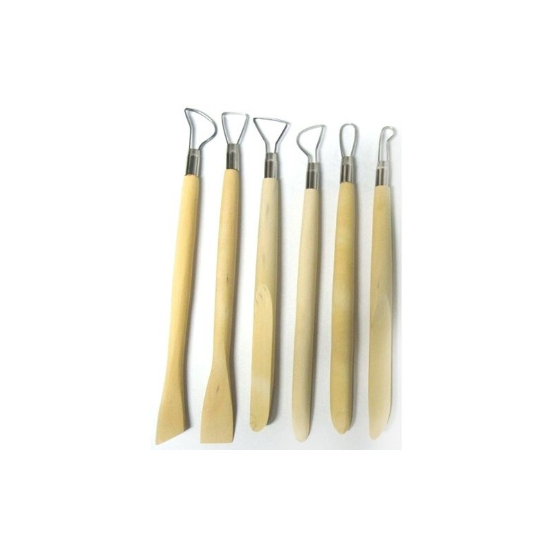 Materiais Belas Artes - Estojo com 6 ferramentas duplas metal | totenart.com