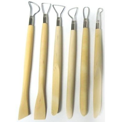 Materiais Belas Artes - Estojo com 6 ferramentas duplas metal | totenart.com