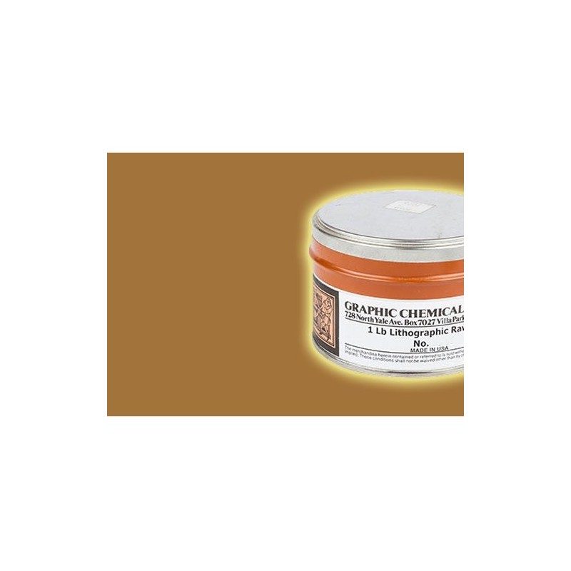 Tinta Litog Graphic Chemical, Amarelo Ocre, lata 450 ml.