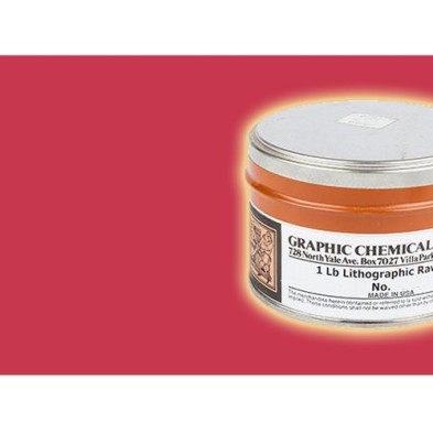 Tinta Litog Graphic Chemical, Vermelho Processo, lata 450 ml.