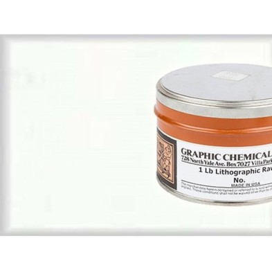 Tinta Litog Graphic Chemical, Branco Opaco, lata 450 ml.