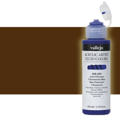 Materiais Belas Artes - Acrílico Fluido Vallejo 308, sombra natural, 100 ml. | totenart.com