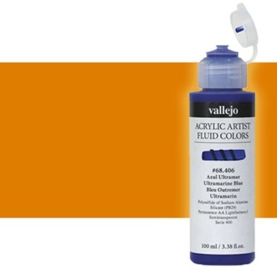 Materiais Belas Artes - Acrílico Fluido Vallejo 304, amarelo marte, 100 ml. | totenart.com