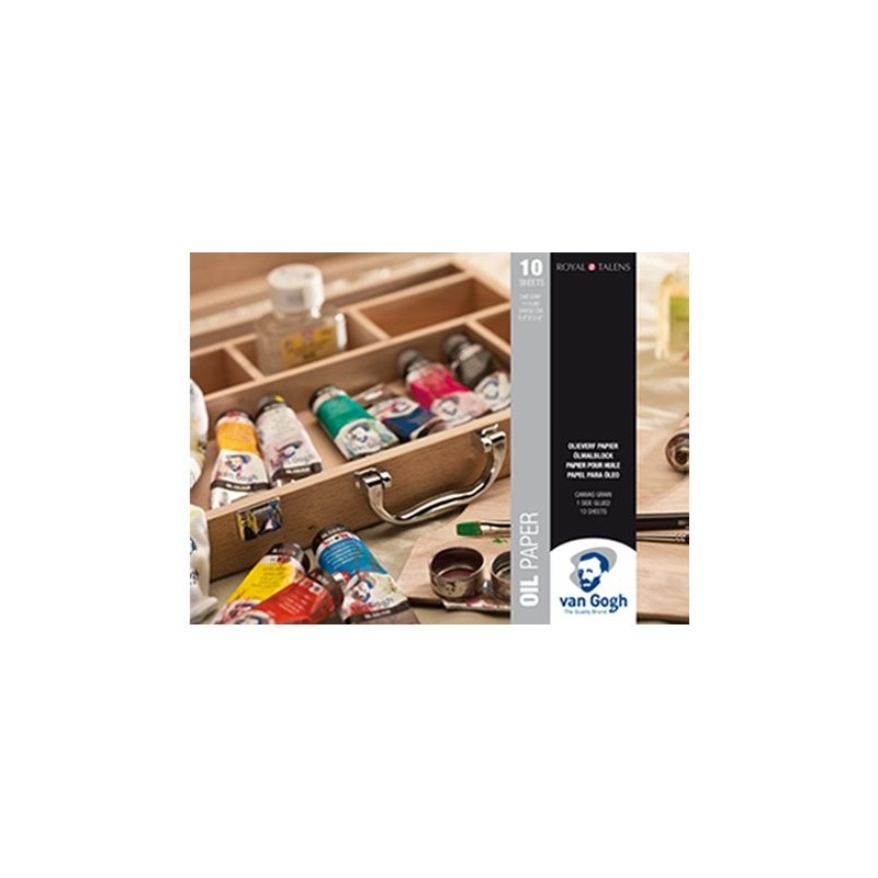 Materiais Belas Artes - Bloco óleo Van Gogh, 240 gr, 24x32 cm, 10 f. | totenart.com
