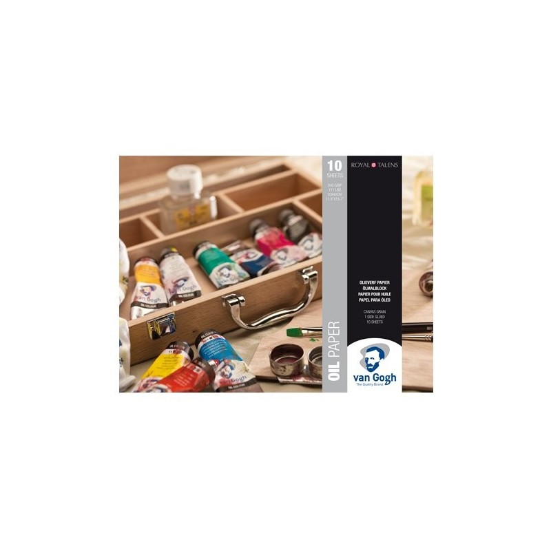 Materiais Belas Artes - \nBloco óleo Van Gogh, 240 gr, 30x40 cm, 10 f. | totenart.com