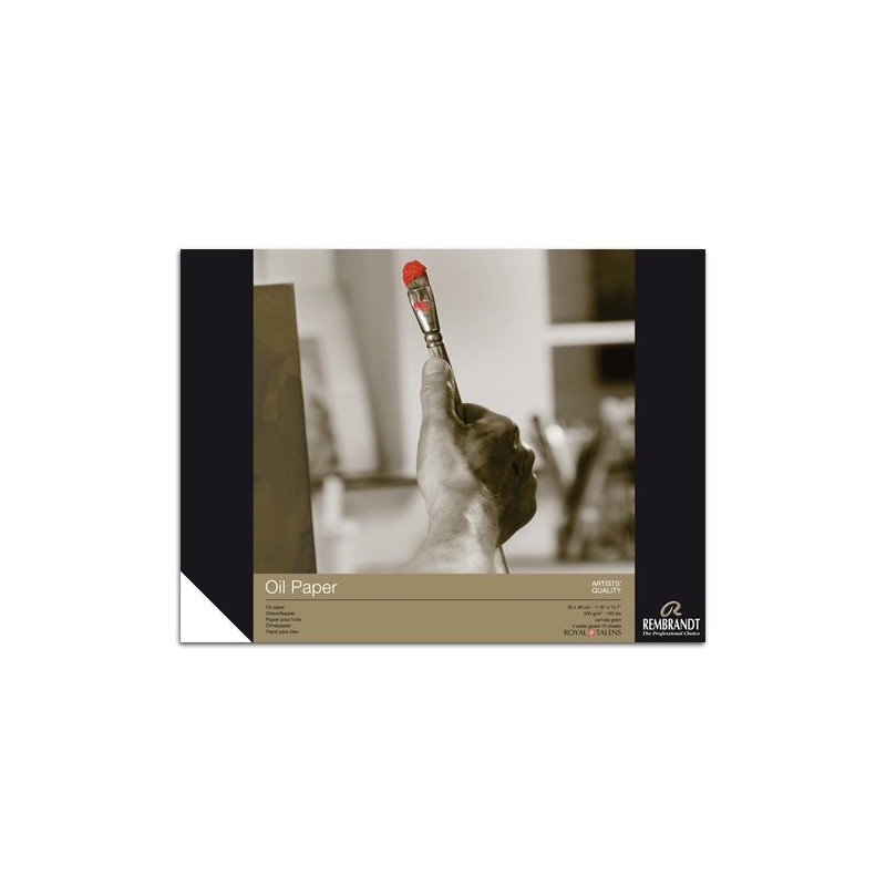 Materiais Belas Artes - Bloco Óleo Rembrandt 300 gr, 30x40, 10 folhas, grano tela | totenart.com